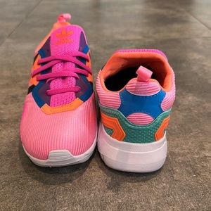 Little girl Adidas flex run shoes size 1 1/2
